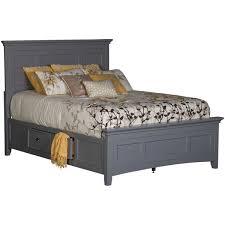 Madison Grey Queen Storage Bed Bd055