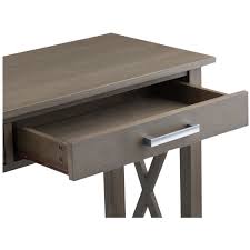 drawer console table farmhouse gray