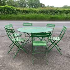 1930 S 50 S Folding Metal Garden Table