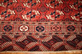antique caucasian bokara area rug 50526