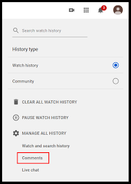 How To Find Youtube Comment History gambar png
