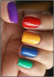 unicorn nails that are rainbow rific