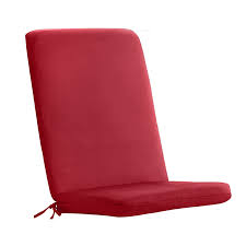 High Back Chair Cushion Ruby Red