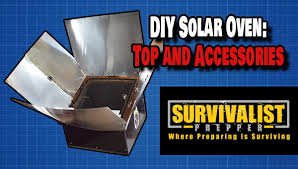 diy solar cooker the top and