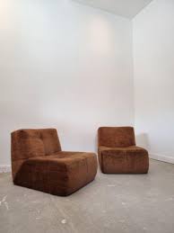 Seat Sofa Lounge Chairs 1970s Set