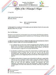Download hlurb position paper sample. Position Letter Of The Office Of The Bayan Ng Mariveles Facebook