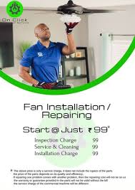 fan installation and repairing service