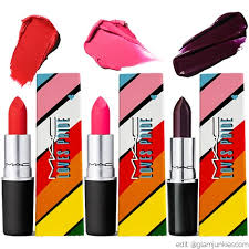 mac cosmetics limited pride lipsticks