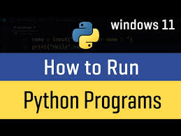 how to run python programs py files