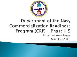 Ppt Department Of The Navy Commercialization Readiness