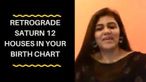Retrograde Saturn Through 12 Houses In The Birth Chart