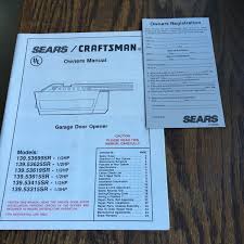 sears craftsman 1 2 hp garage door