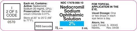 nedocromil ophthalmic solution package