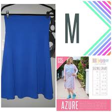 Lularoe Azure Skirt Size M New With Tags Boutique