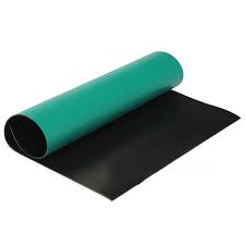 anti static esd green black mat at rs