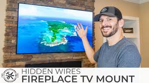 how to mount a tv above a fireplace and