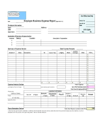Excel Business Expense Template Free Expense Report Template Excel