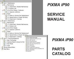 Driver and application software files have been compressed. Canon Service Manual