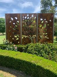 Decorative Garden Metal Fence Screen