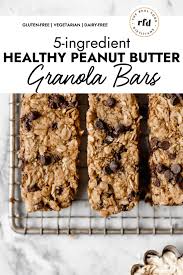 healthy peanut er granola bars