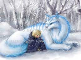 Check out our anime white wolf selection for the very best in unique or custom, handmade pieces from our shops. Anime Girl And White Wolf Fantasy Snow Cute
