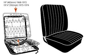 1968 1974 Bus Front Seat Covers