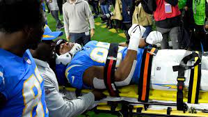 stretcher during Chargers-Chiefs game