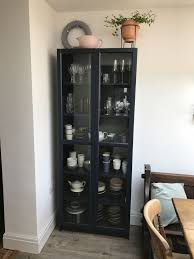 Ikea Billy Bookcase With Doors Navy