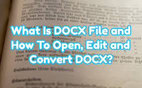 Next, open onedrive by going to file explorer and clicking it in the navigation pane on the left (or by searching for it in the start menu). What Is Docx File And How To Open Edit And Convert Docx Poftut