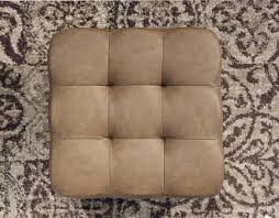 top view of a squared elegant leather