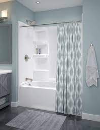 Dumawall tub and shower kits are the quick, easy way to transform your bathroom. Delta Hycroft Procrylic 60 W X 32 D X 80 H White Bathtub Shower Kit 4 Piece At Menards