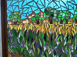 van gogh field with irises near arles