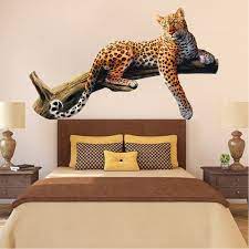 Leopard Wall Mural Decal Animal Wall