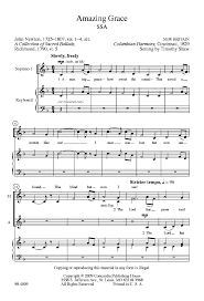 Amazing Grace (SSA ) arr. Timothy Shaw| J.W. Pepper Sheet Music