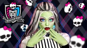 super cute monster high cosplay makeup