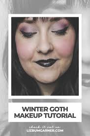 winter goth makeup tutorial liz