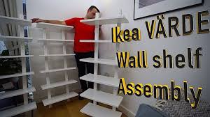 Wall Shelf Assembly Shelves