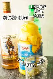 pineapple juice and ed rum tail