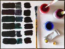 Which Colors To Mix To Make Black Paint