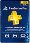 Computer Entertainment PS Plus 12 Month Subscription Card - Live Sony