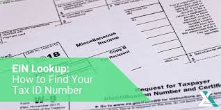 ein lookup how to find your tax id