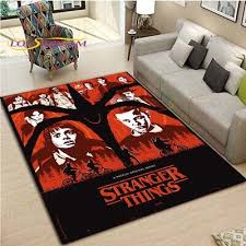stranger things anti slip floor rugs