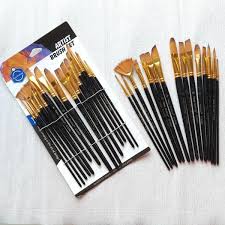 artist brush set for watercolor acrylic