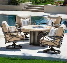 patio sets with fire pits