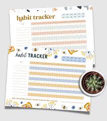 37 printable habit tracker templates