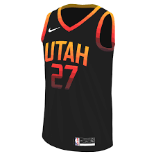 Utah jazz jersey forever added a new photo to the album: Quick And Dirty Concept Jersey But I Thought It Could Be A Decent Replacement For The Existing Statement Yellow One I Ve Named This Jersey City Variant The Design Is Based On Some