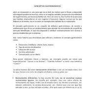 Conceptos Gastronómicos | PDF | Oferta (economía ...