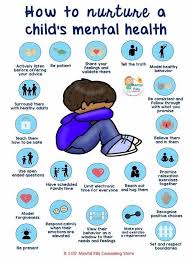 A Chart Discussing How To Nurture A Childs Mental Health