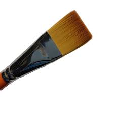 hwahong artist flat brush set 7 korean watercolor oil painting makeup brush
