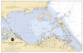 lake erie sandusky bay 7 nautical chart